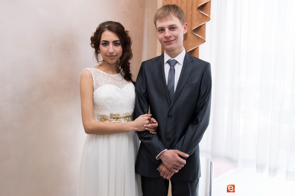 Свадьба Александра и Виктории Наумовых в Караганде 21 февраля 2015 года